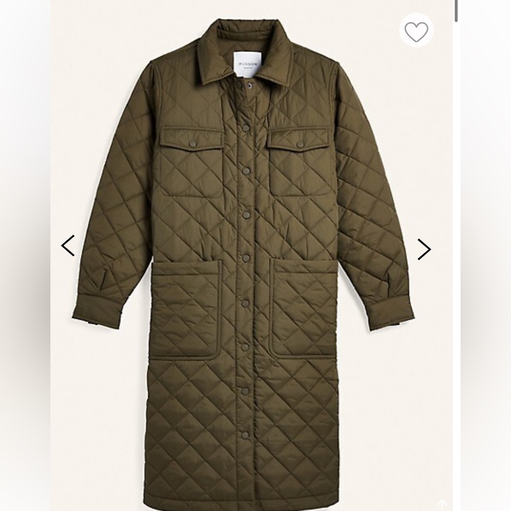 Quilted Longline Shacket